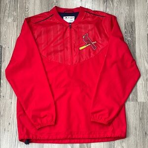 MLB St. Louis cardinals windbreaker/M